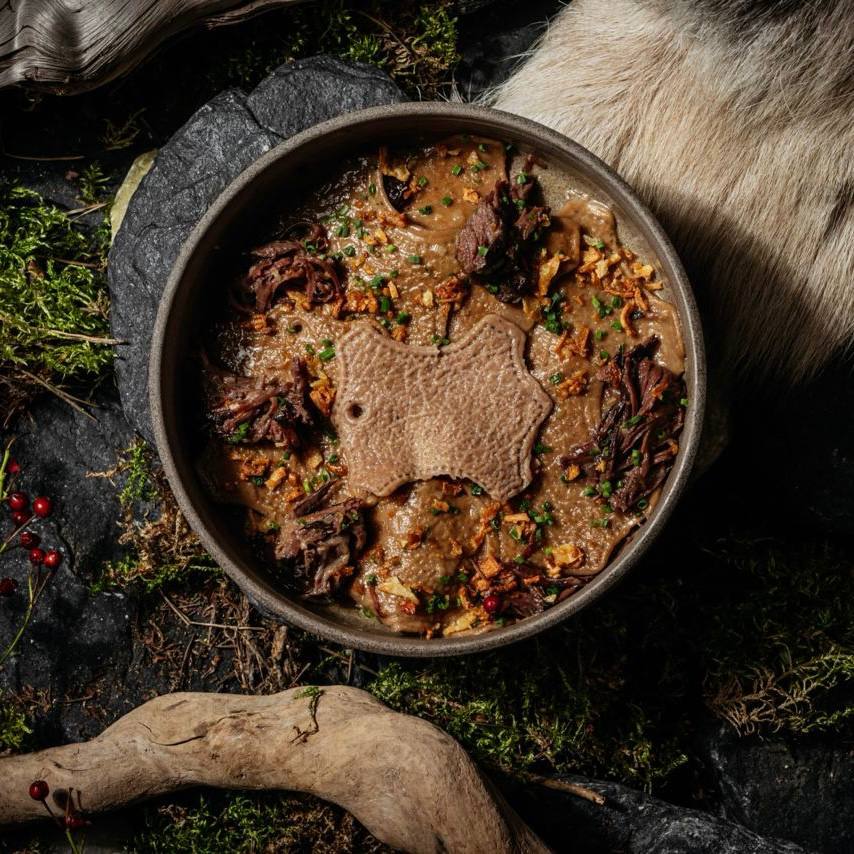 Домашняя лапша с тушеной говядиной